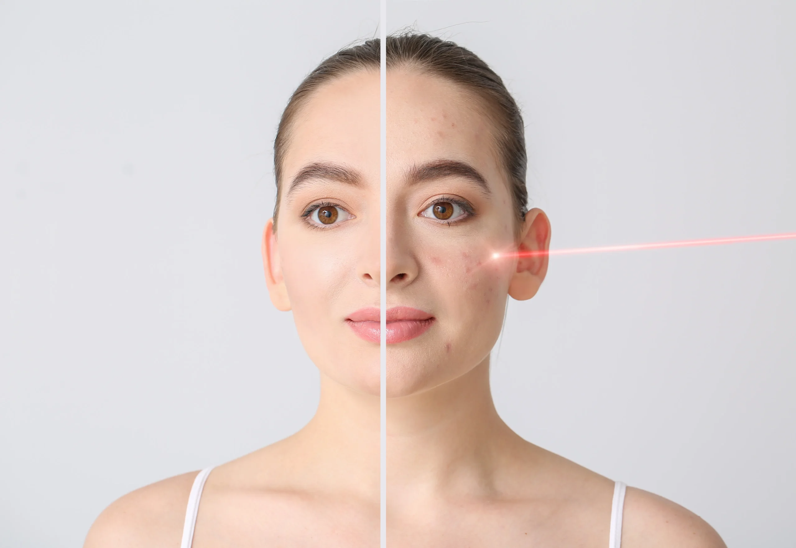 Personal och utrustning för Huduppstramning Laser